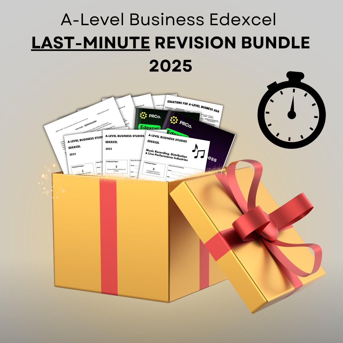 Last-Minute Revision Bundle: A-Level Business Edexcel