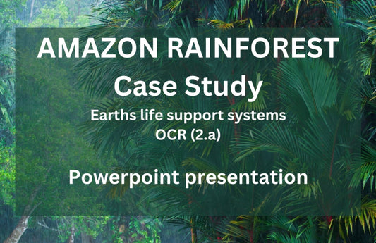 A-Level Geography OCR Amazon Rainforest presentation