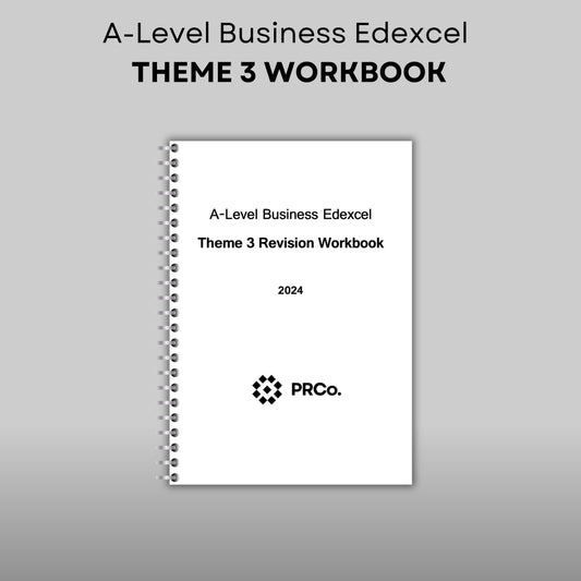 Theme 3 Workbook A-Level Business Edexcel