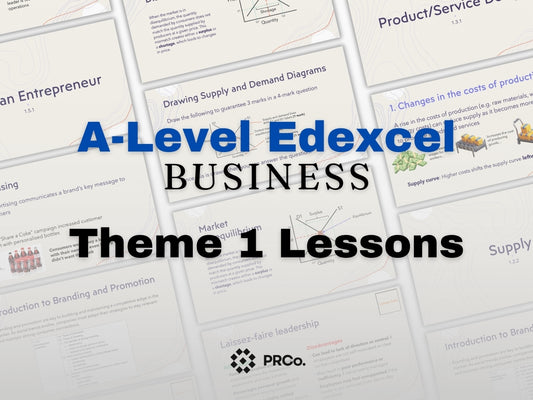 Theme 1 Lessons for A-Level Business Edexcel