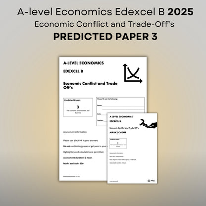 Alevel economics edexcel b paper 3 2025 revision - predicted paper