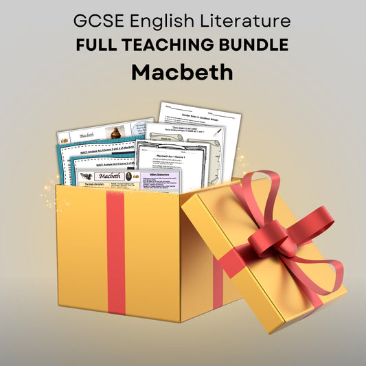 Macbeth FULL TEACHING BUNDLE: GCSE English Literature