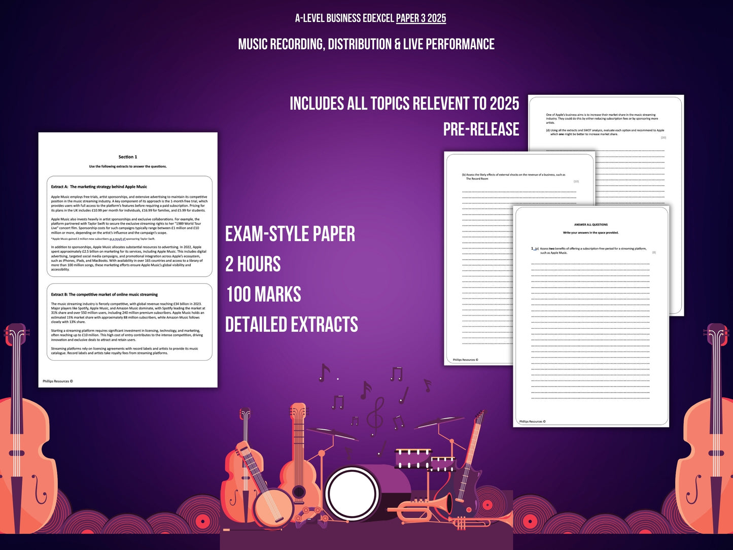 PREDICTED PAPER 3 2025: A-Level Business Edexcel