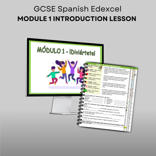 GCSE Spanish Edexcel Module 1 ¡Diviértete: Intro Lesson - El mundo hispanohablante