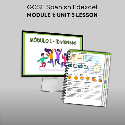 GCSE Spanish Edexcel Module 1 ¡Diviértete: Unit 3 Lesson - Nos juntamos