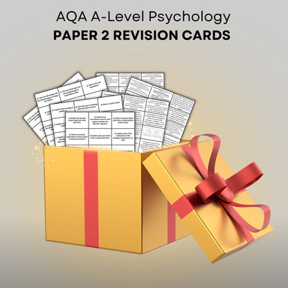 AQA A-Level Psychology Paper 2 Revision Cards