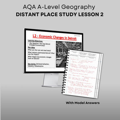 AQA A-Level Geography Distant Place Study (Detroit) Lesson 2