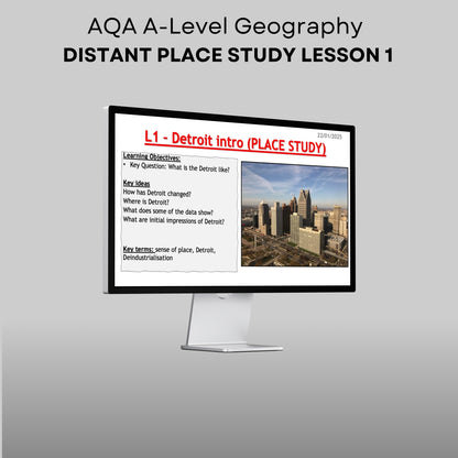 AQA A-Level Geography Distant Place Study (Detroit) Lesson 1