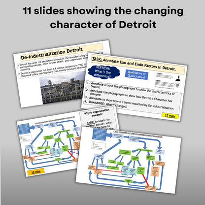 AQA A-Level Geography Distant Place Study (Detroit) Lesson 4