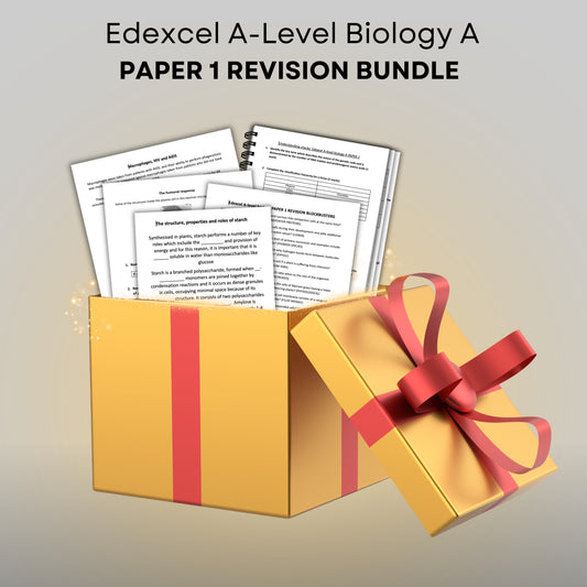 Edexcel A-Level Biology A Paper 1 Revision Bundle