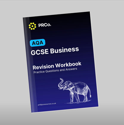 GCSE AQA Business Revision Workbook: Practice questions & Answers