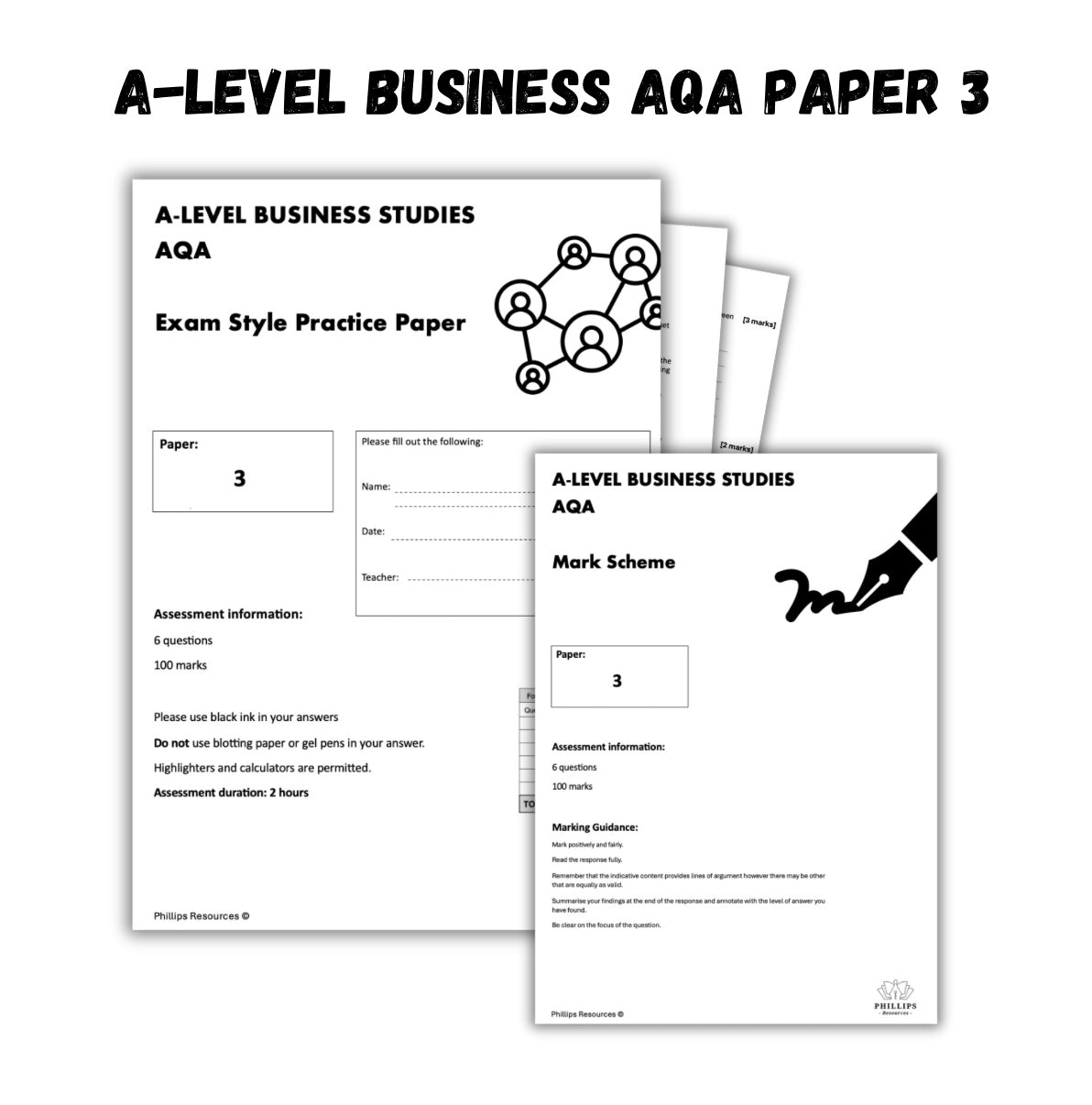 Exam Style A-Level Business AQA Paper 3