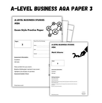 Exam Style A-Level Business AQA Paper 3