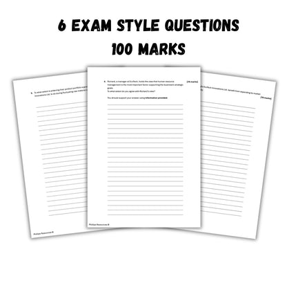 Exam Style A-Level Business AQA Paper 3