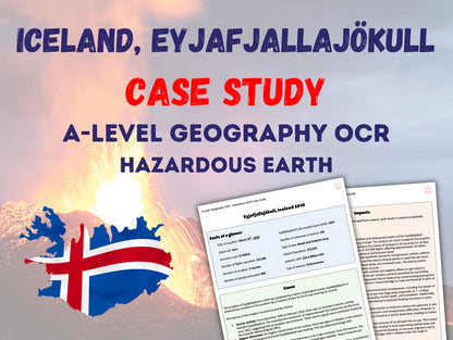 6x Hazardous Earth Case Studies OCR A-Level Geography