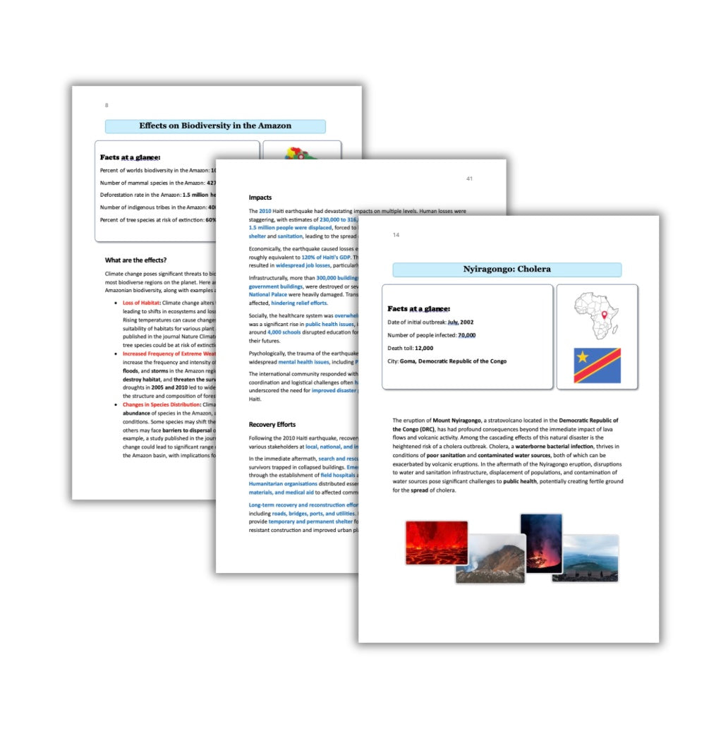 A-Level Geography OCR Paper 3 Case studies Booklet