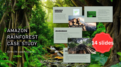 A-Level Geography OCR Amazon Rainforest presentation