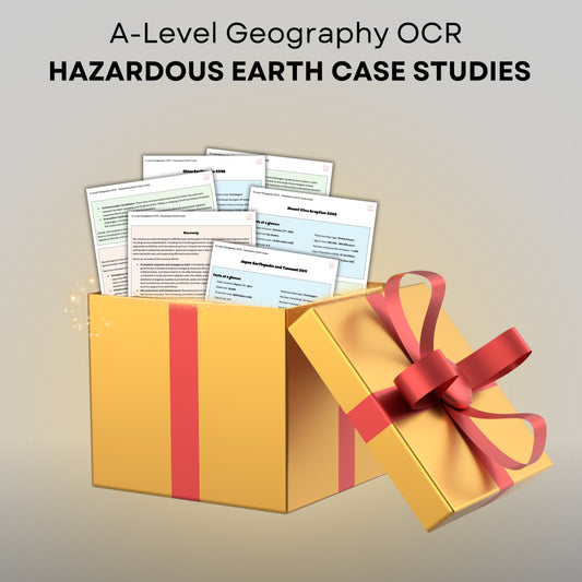 6x Hazardous Earth Case Studies OCR A-Level Geography