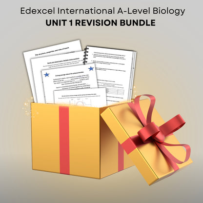 Edexcel international A-Level biology unit 1 revision bundle