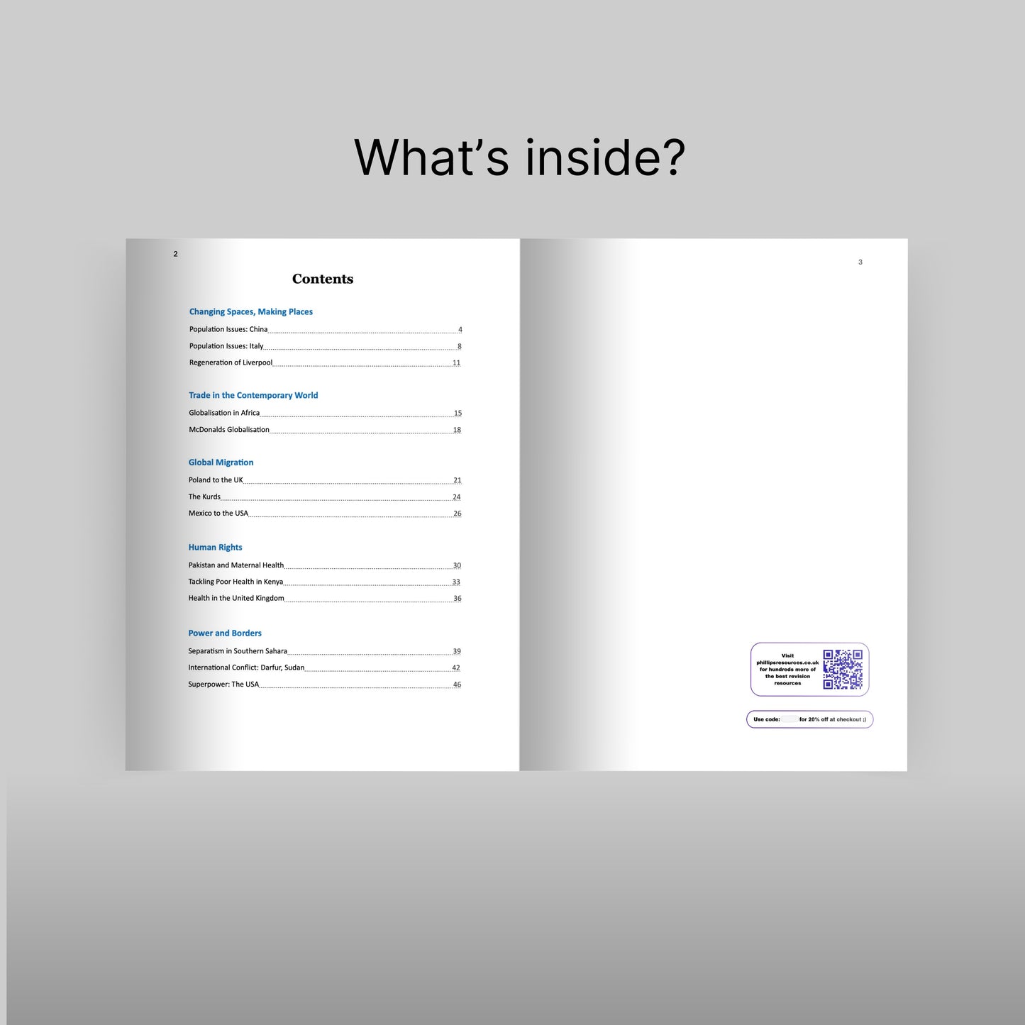 A-Level Geography OCR Paper 2 Case studies booklet